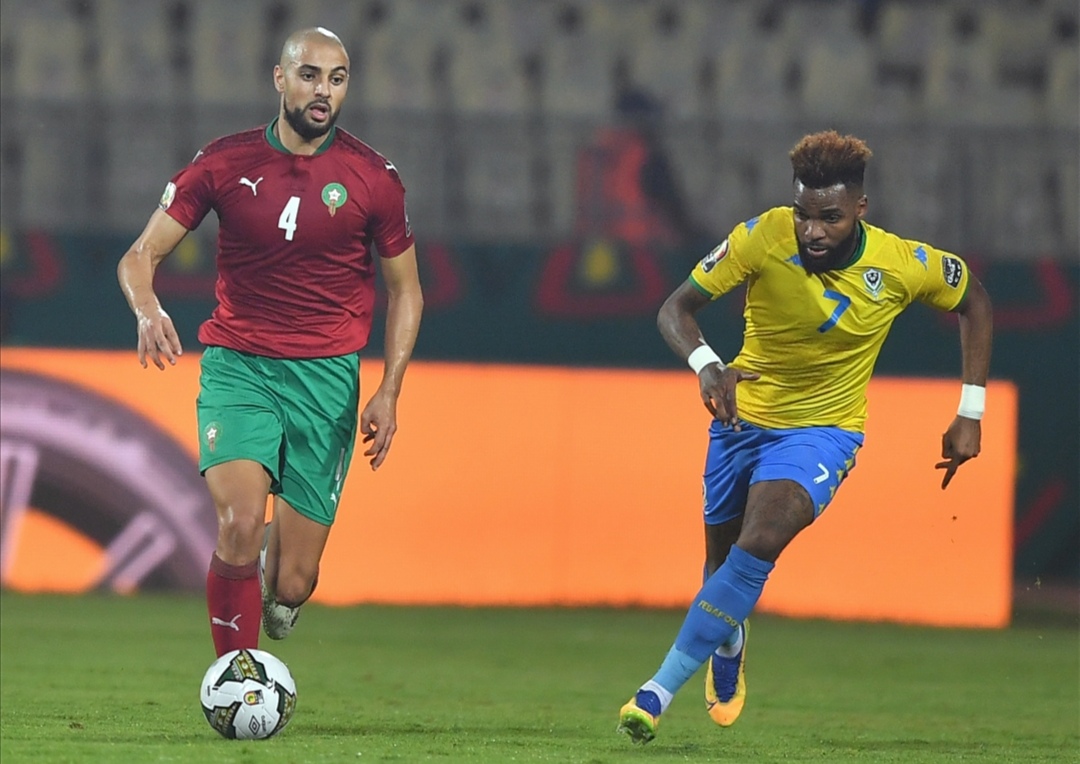 المنتخب المغربي يعود في مناسبتين ويخطف تعادلا ضد المنتخب الغابوني مكنه صدارةالمجموعة الثالثة