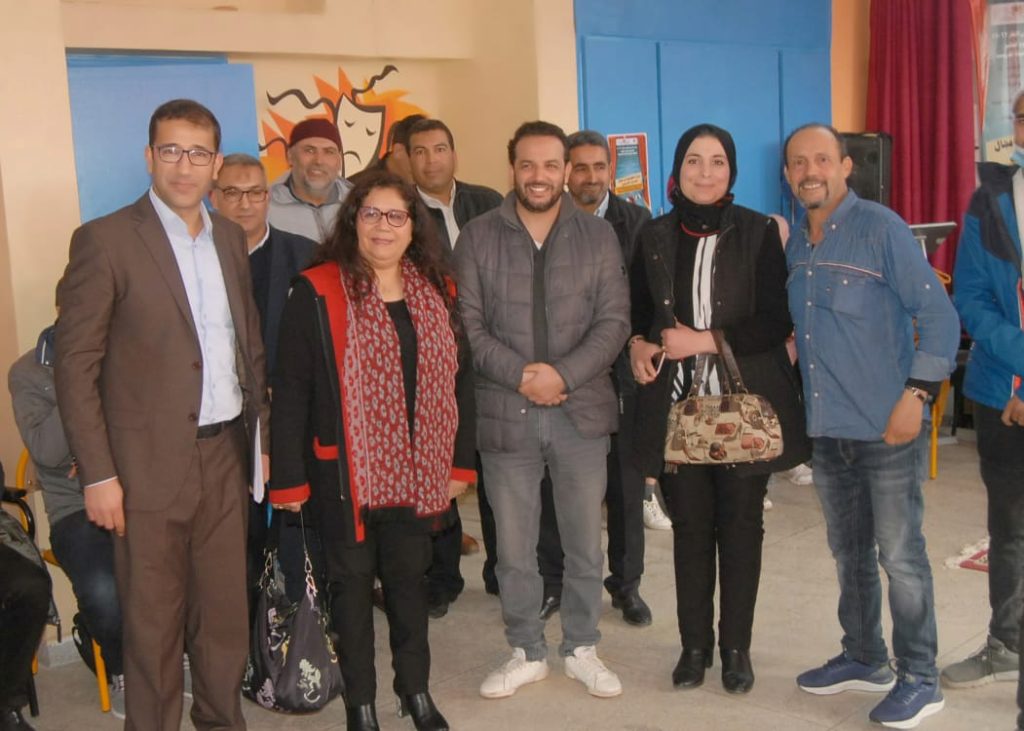 المسرح المدرسي موضوع دورة تكوينية من تنظيم مديرية التعليم بسيدي بنور 3 IMG 20220226 WA0008