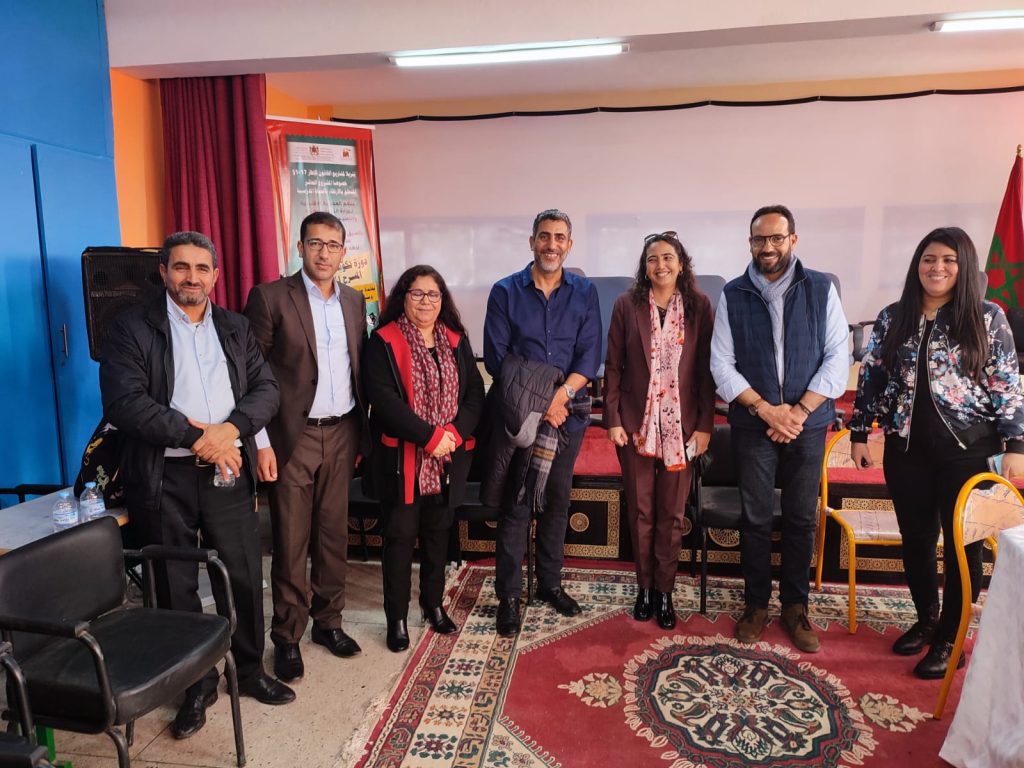 المسرح المدرسي موضوع دورة تكوينية من تنظيم مديرية التعليم بسيدي بنور 2 IMG 20220226 WA0009