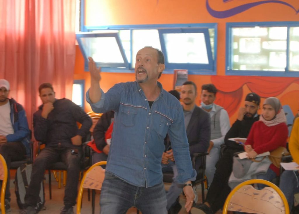 المسرح المدرسي موضوع دورة تكوينية من تنظيم مديرية التعليم بسيدي بنور 5 IMG 20220226 WA0010