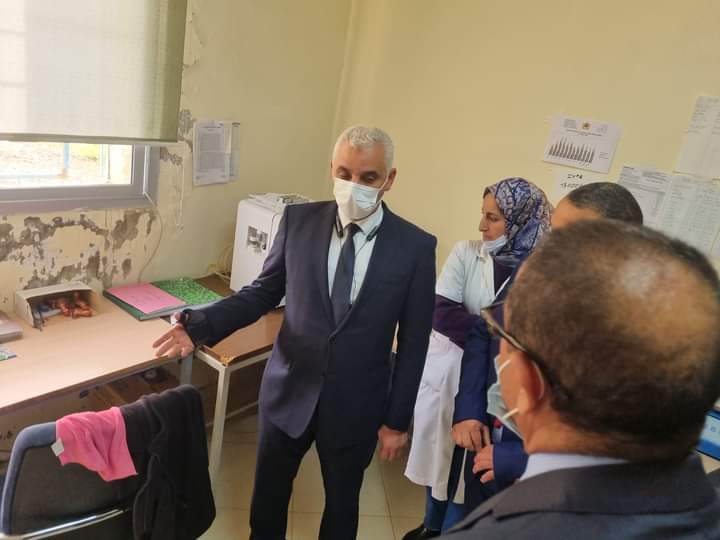 خنيفرة وزير الصحة والحماية الاجتماعية يعطي انطلاقة لانشاء العديد من المؤسسات الصحية 3 IMG 20220315 WA0060 1