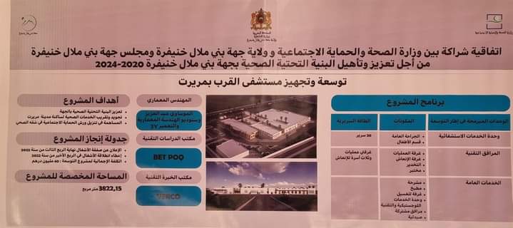 خنيفرة وزير الصحة والحماية الاجتماعية يعطي انطلاقة لانشاء العديد من المؤسسات الصحية 4 IMG 20220315 WA0062
