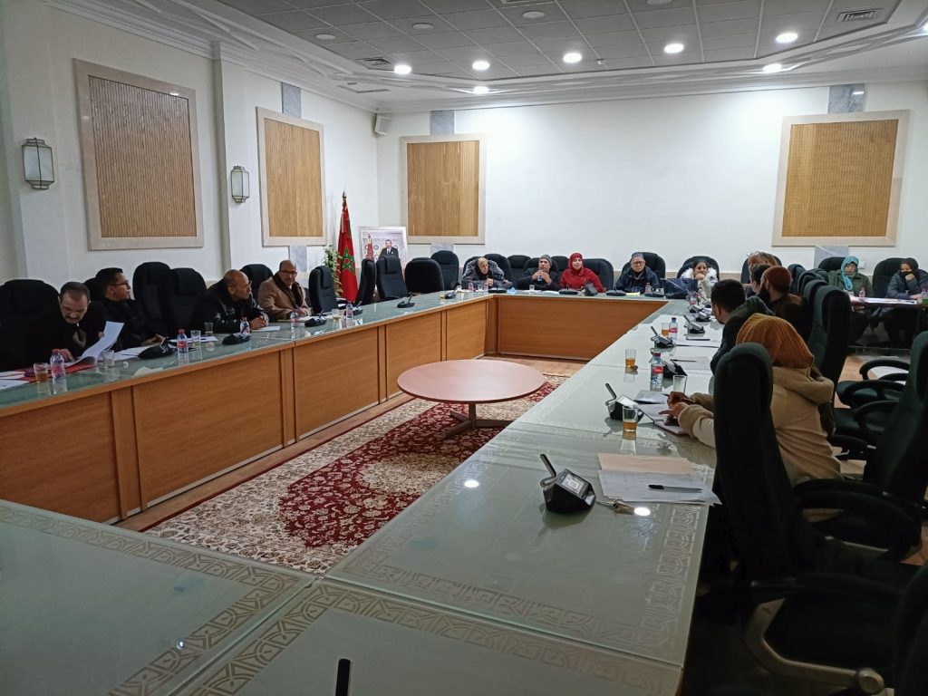 مقاطعة مراكش المدينة تناقش مشروع تهيئة المدينة القديمة 2 IMG 20220317 WA0023