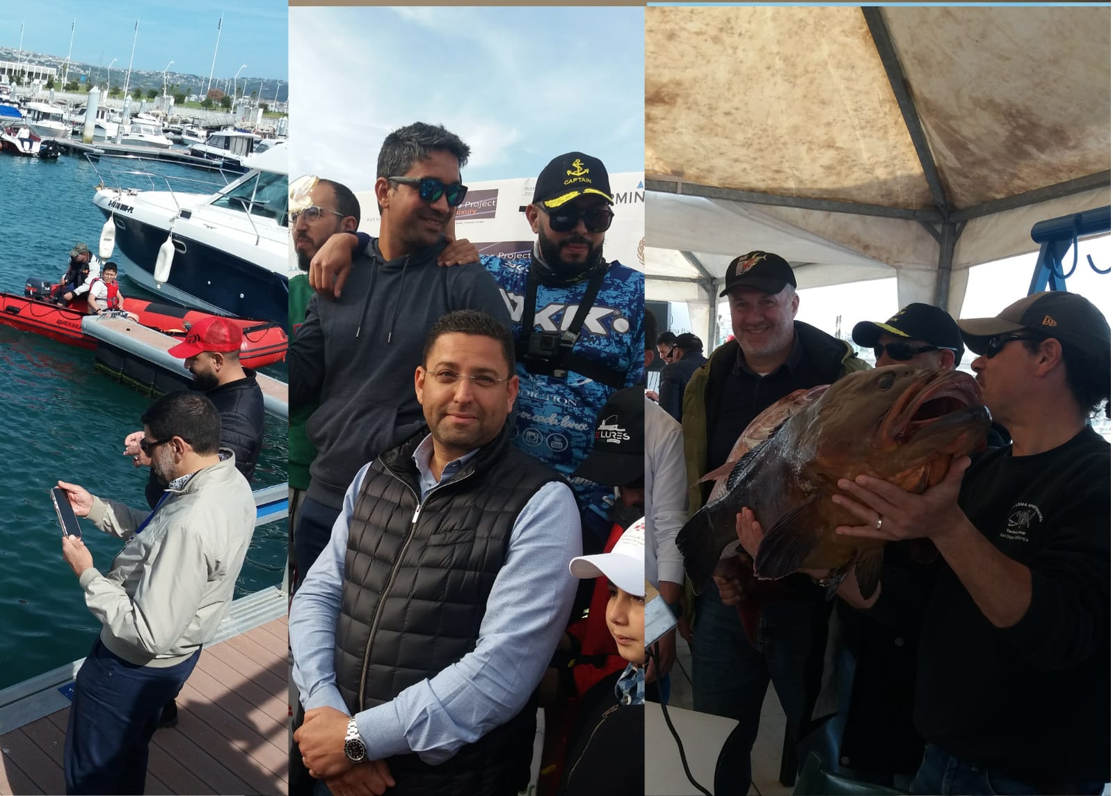 النادي الملكي للزوارق الشراعية بطنجة يتوج المصادين اكبر سمكة. 1 IMG 20220424 WA0032