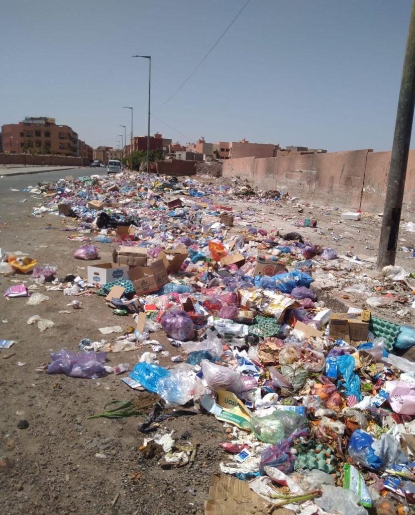 ساكنة مراكش تنتفض ضد شركة النظافة ارما 5 IMG 20220504 WA0017 1