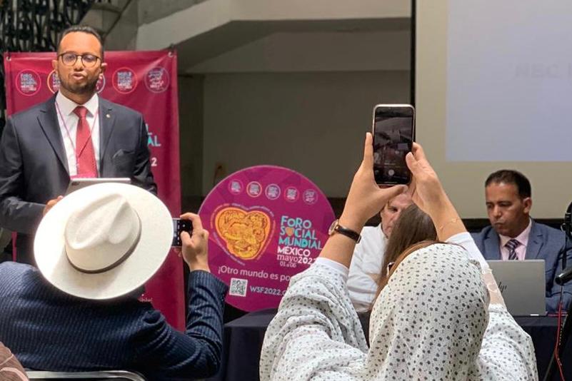 المنتدى الاجتماعي العالمي بالمكسيك يسلط الضوء على البناء المؤسساتي الحقوقي بالأقاليم الجنوبية 4 IMG 20220505 WA0066
