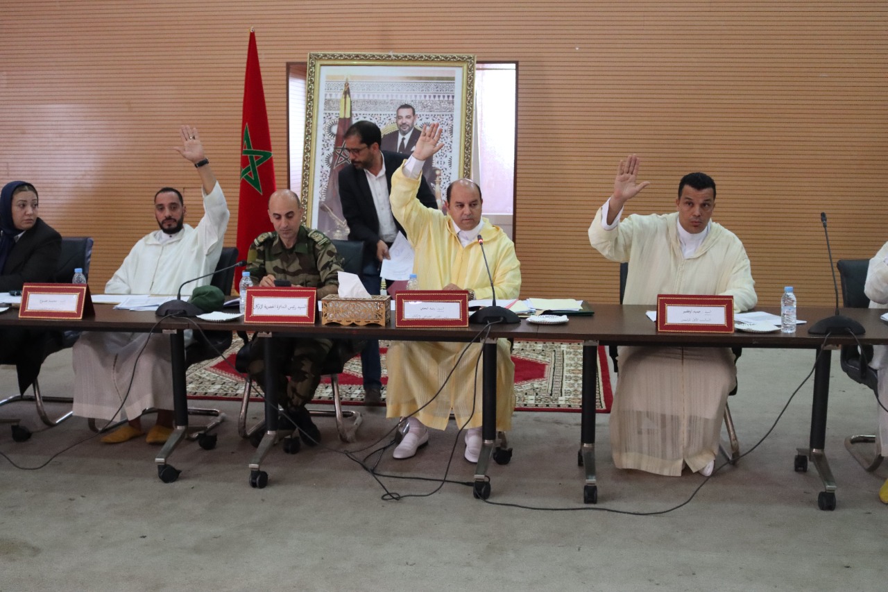 مجلس جماعة إنزكان يعقد دورته العادية و يصادق على مجموعة من النقاط 1 IMG 20220507 WA0001
