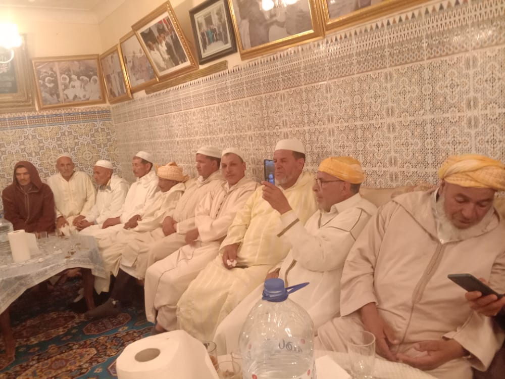 دار الضيافة تشهد احتفال خاص قبل خروج الخيمة صباح غدا الثلاثاء في اتجاه مساره المشهور بالدور بزاوية النقيب زوايا رجراجة سيدي محمد إبن احميدة بإقليم الصويرة. 3 IMG 20220523 WA0074