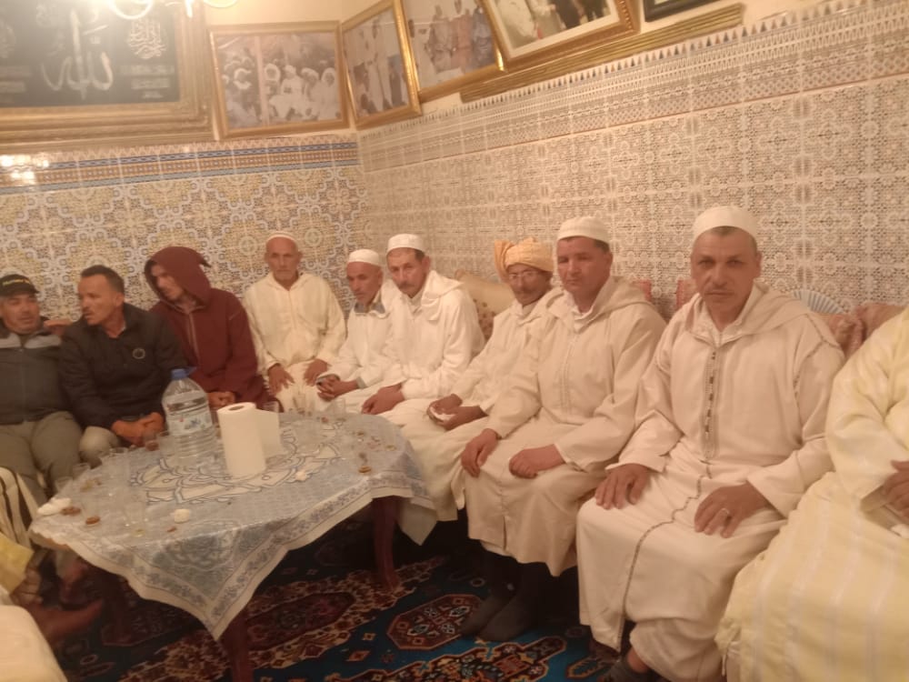 دار الضيافة تشهد احتفال خاص قبل خروج الخيمة صباح غدا الثلاثاء في اتجاه مساره المشهور بالدور بزاوية النقيب زوايا رجراجة سيدي محمد إبن احميدة بإقليم الصويرة. 6 IMG 20220523 WA0078