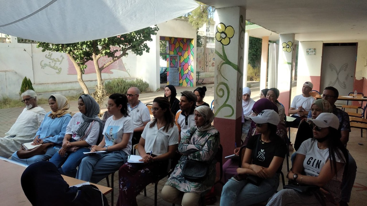 تقرير اللقاء المفتوح المنظم يوم الجمعة 19 غشت 2022 بالنادي النسوي المحلي حول مسار اقرار حقوق ذوي الاحتياجات الخاصة 4 IMG 20220819 WA0061