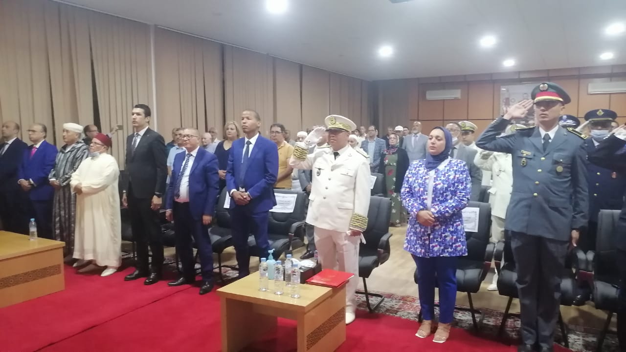 الخميسات..عامل الاقليم يترأس مراسيم الإنصات للخطابي الملكي السامي بمناسبة الذكرى 69 لثورة الملك والشعب 1 IMG 20220821 WA0006