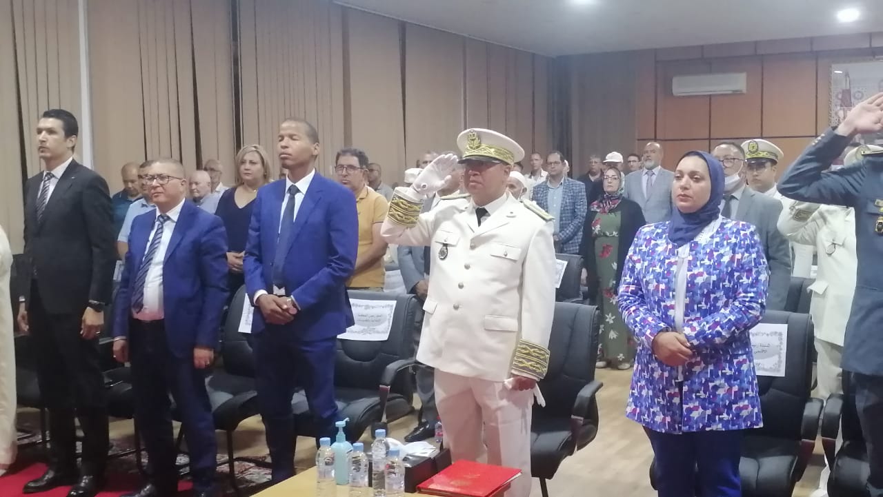 الخميسات..عامل الاقليم يترأس مراسيم الإنصات للخطابي الملكي السامي بمناسبة الذكرى 69 لثورة الملك والشعب 9 IMG 20220821 WA0015