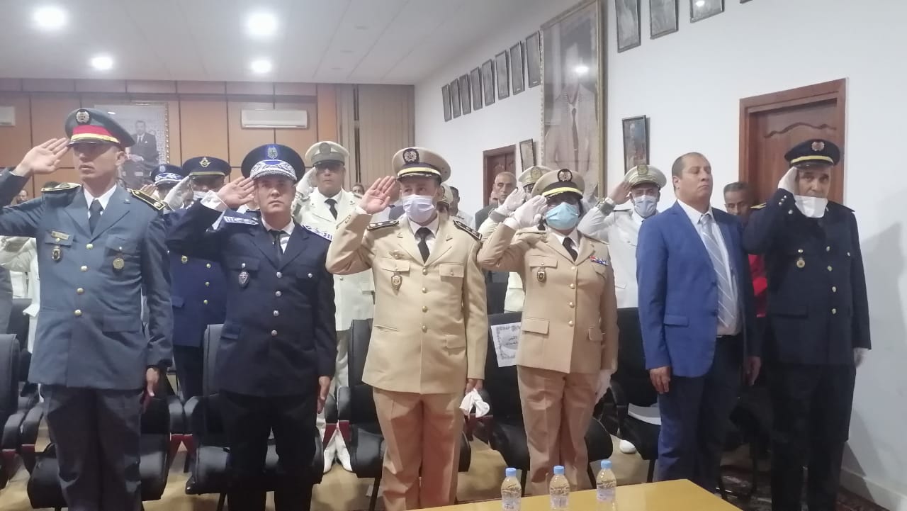 الخميسات..عامل الاقليم يترأس مراسيم الإنصات للخطابي الملكي السامي بمناسبة الذكرى 69 لثورة الملك والشعب 8 IMG 20220821 WA0025