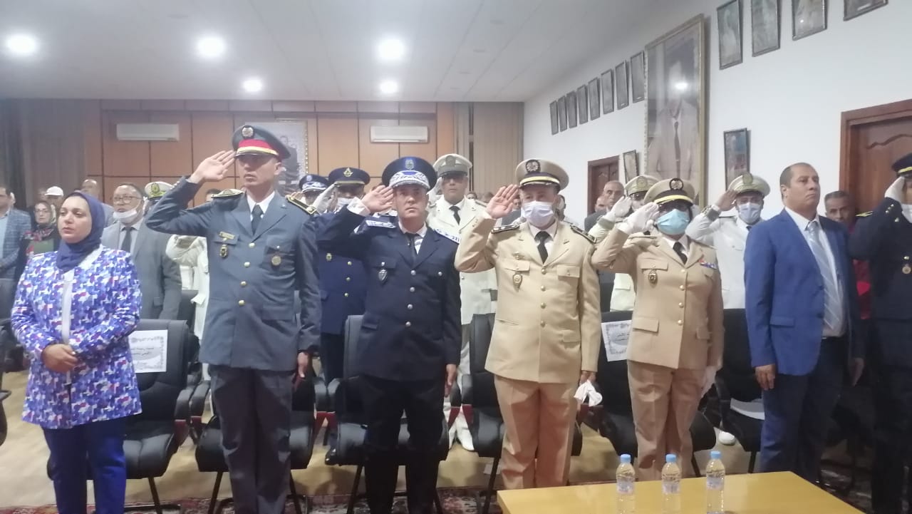 الخميسات..عامل الاقليم يترأس مراسيم الإنصات للخطابي الملكي السامي بمناسبة الذكرى 69 لثورة الملك والشعب 3 IMG 20220821 WA0028