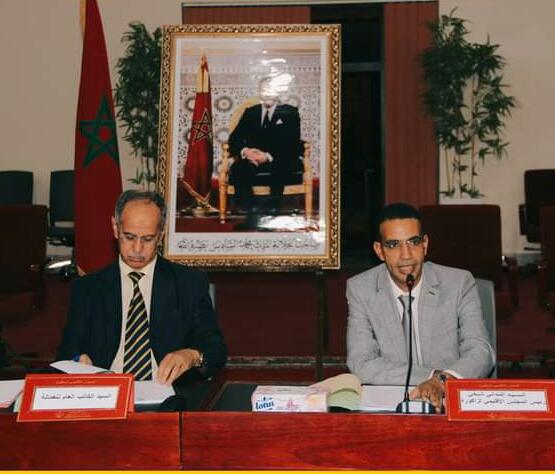 دعم مهم للجمعيات الرياضية بإقليم زاكورة والمصادقة على عدة اتفاقيات الشراكة لمجلس اقليم زاكورة. 2 IMG 20220913 WA0069 1