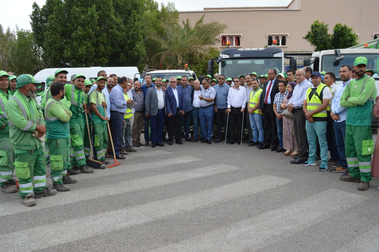 مقاطعة مراكش المنارة تدشن حملة واسعة للنظافة 2 IMG 20220920 WA0046