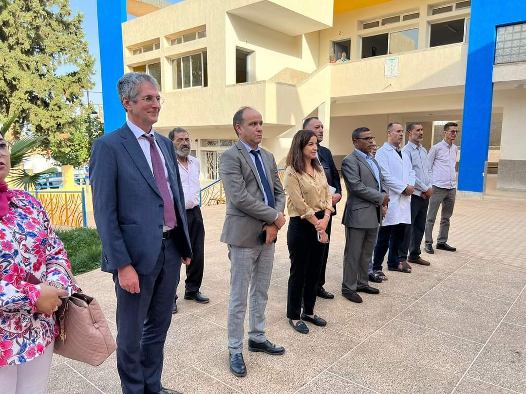 محمد أضرضور مدير الأكاديمية الجهوية للتربية والتكوين لجهة الرباط سلا يستقبل الخبير البلجيكي Etienne DENOEL 6 FB IMG 1666197021210