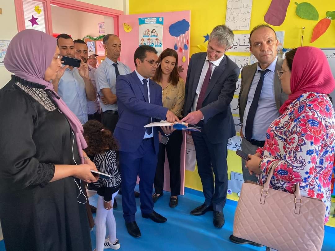 محمد أضرضور مدير الأكاديمية الجهوية للتربية والتكوين لجهة الرباط سلا يستقبل الخبير البلجيكي Etienne DENOEL 9 FB IMG 1666197031071 1
