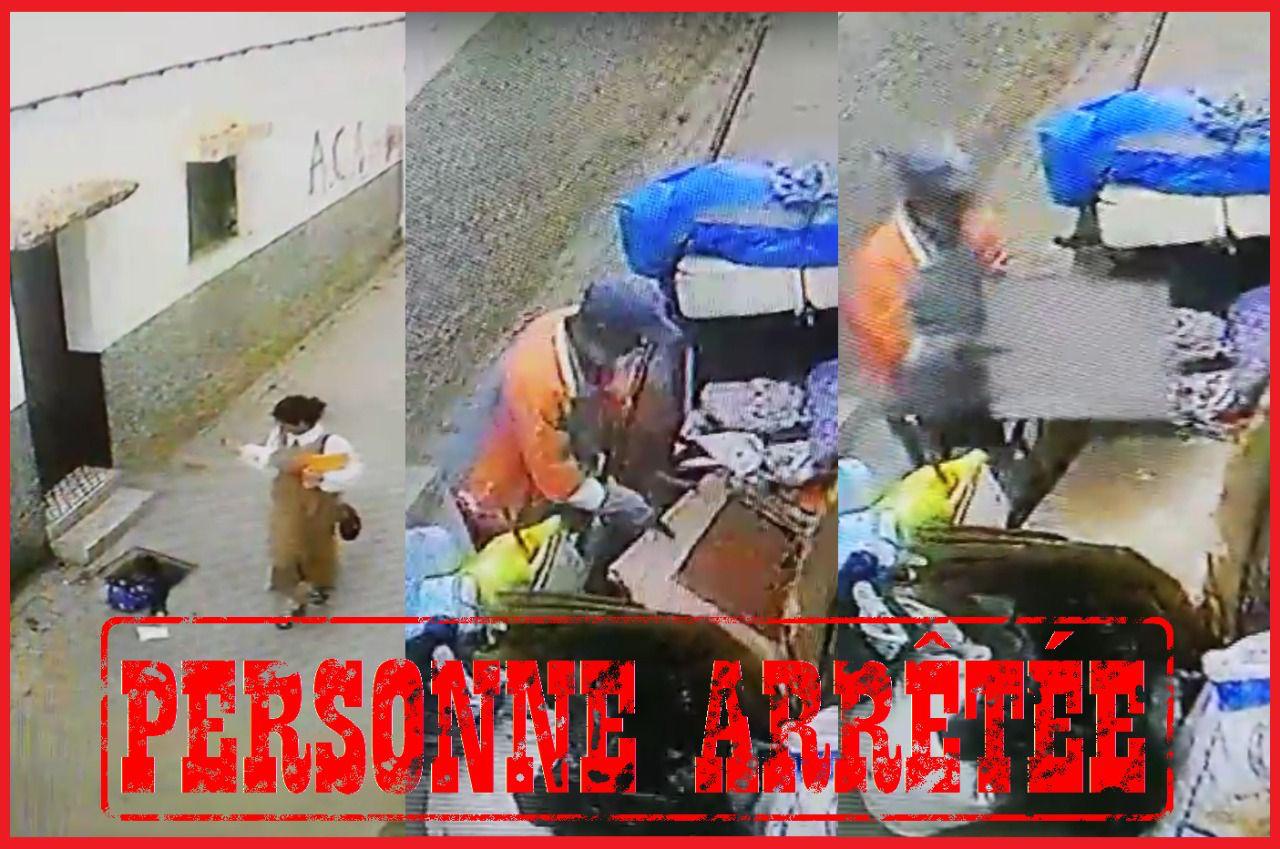 توقيف شخص، يشتبه في تورطه في قضية تتعلق بالسرقة وتعييب منشأة ذات منفعة عامة والإيذاء. 1 IMG 20221003 WA0007