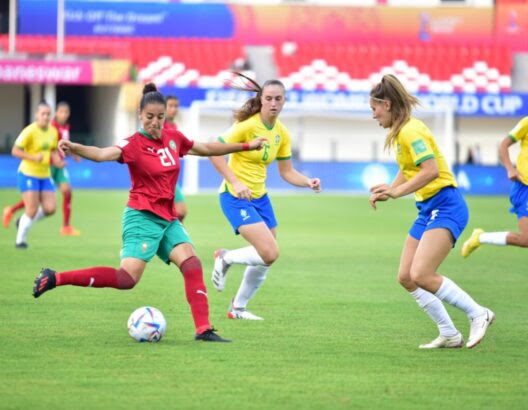 المنتخب الوطني المغربي النسوي لأقل من 17 سنة ينهزم أمام المنتخب البرازيلي 1 IMG 20221012 WA0003