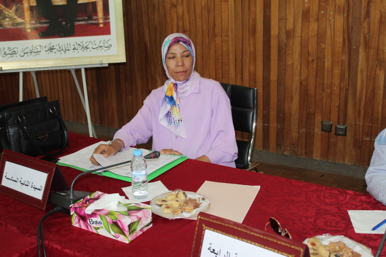 اجتماع مكتب مجلس جماعة ورزازات لانعقاد الدورة العادية اكتوبر 2022 بعد اكتمال النصاب. 17 IMG 20221013 WA0008