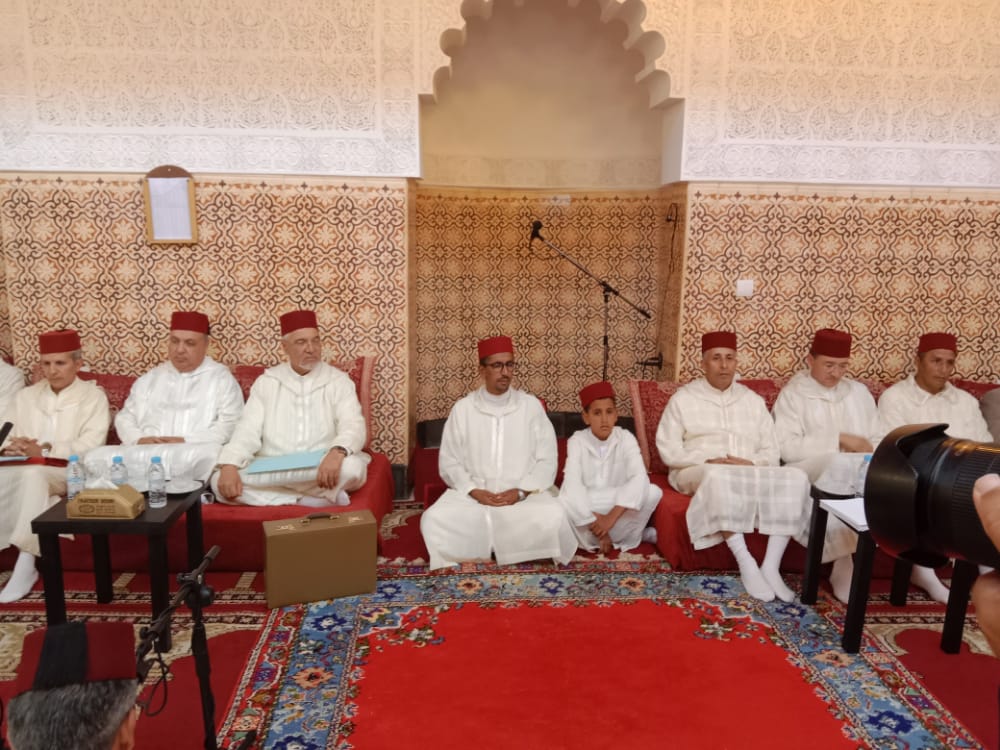 إحياء الذكرى الرابعة والعشرين لوفاة الملك الراحل الحسن الثاني طيب الله ثراه بزاوية رجراجة بمدينة الصويرة. 1 IMG 20221017 WA0070