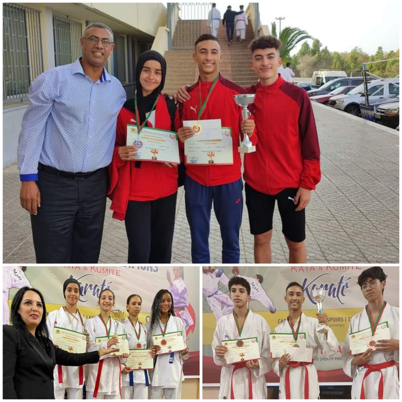 أبطال جمعية أشبال السلام بمرتيل يتألّقون في كأس ابطال المغرب للكراطي . 1 IMG 20221017 WA0081