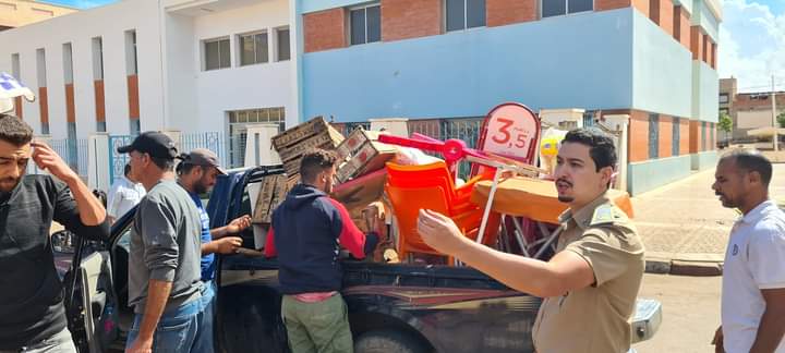 قائد المقاطعة الأولى بالسعيدية يقود حملات تحرير الملك العمومي وتنفيذ القانون. 2 IMG 20221020 WA0010