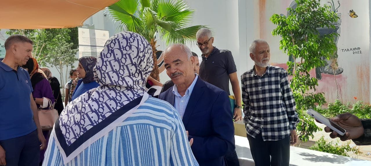 رئيس مجلس عمالة وجدة آنكاد يشارك نزلاء مستشفى محمد السادس للأمراض النفسية إحتفالهم باليوم العالمي للصحة النفسية. 4 IMG 20221023 WA0060