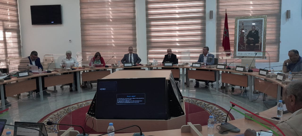 مجلس عمالة وجدة آنكاد يصادق بالإجماع على ملفات الدورة الإستثنائية. 1 IMG 20221024 WA0019