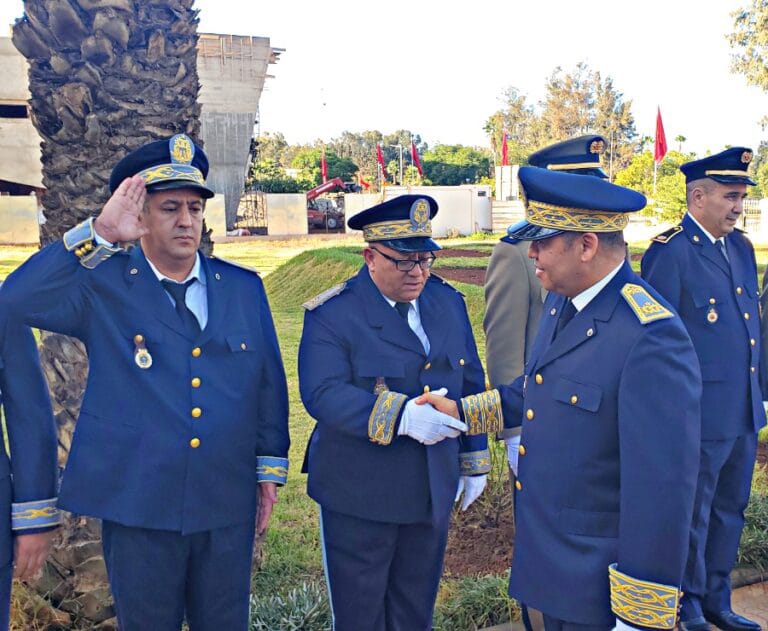 بالصور ... عامل إقليم الخميسات يترأس مراسيم تحية العلم الوطني في ذكرى عيد الاستقلال 3 IMG 20221120 WA0013