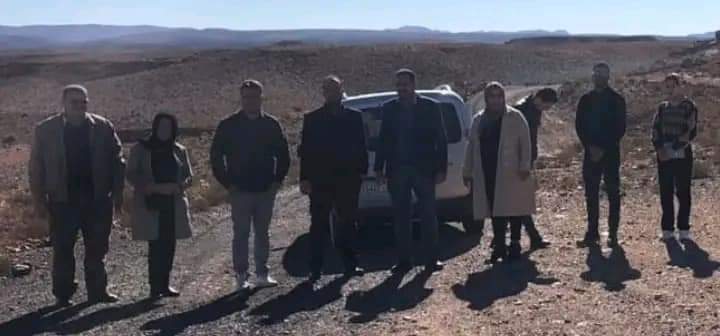 جماعة امرزكان اقليم ورزازات. ..انطلاق بناء الطريق القروية انصكي التابعة لجماعة امرزكان اقليم ورزازات. 1 IMG 20221217 WA0029