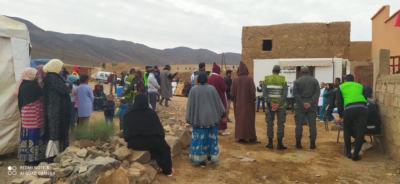 حملة طبية متعددة التخصصات لإرتقاء بصحة الساكنة خاصة الفئة الهشة بتمكاسلت ونواحيها بإقليم زاكورة. 4 IMG 20230114 WA0024