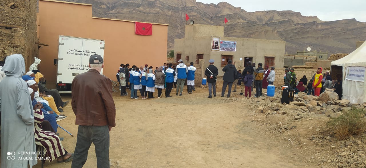 حملة طبية متعددة التخصصات لإرتقاء بصحة الساكنة خاصة الفئة الهشة بتمكاسلت ونواحيها بإقليم زاكورة. 3 IMG 20230114 WA0028