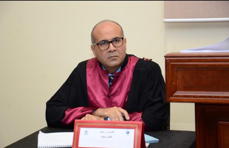 نائب رئيس المحكمة الابتدائية بطنجة الاستاذ رشيد الصباري ينال شهادة الدكتواره بميزة مشرف جدا 1 IMG 20230118 WA0045
