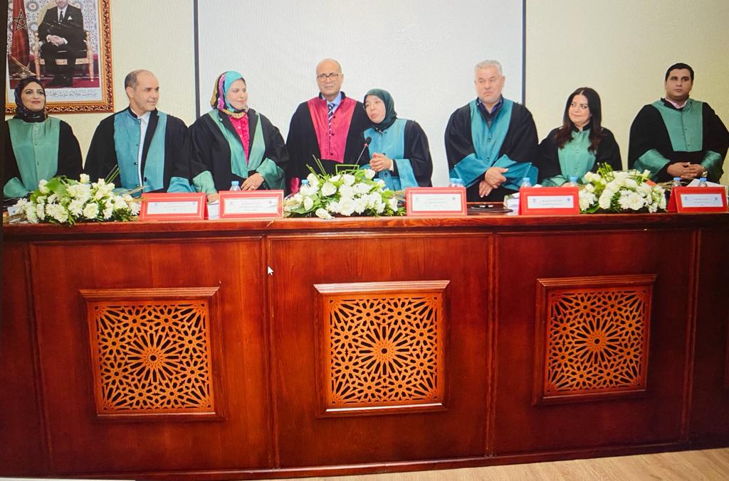 نائب رئيس المحكمة الابتدائية بطنجة الاستاذ رشيد الصباري ينال شهادة الدكتواره بميزة مشرف جدا 7 IMG 20230118 WA0047