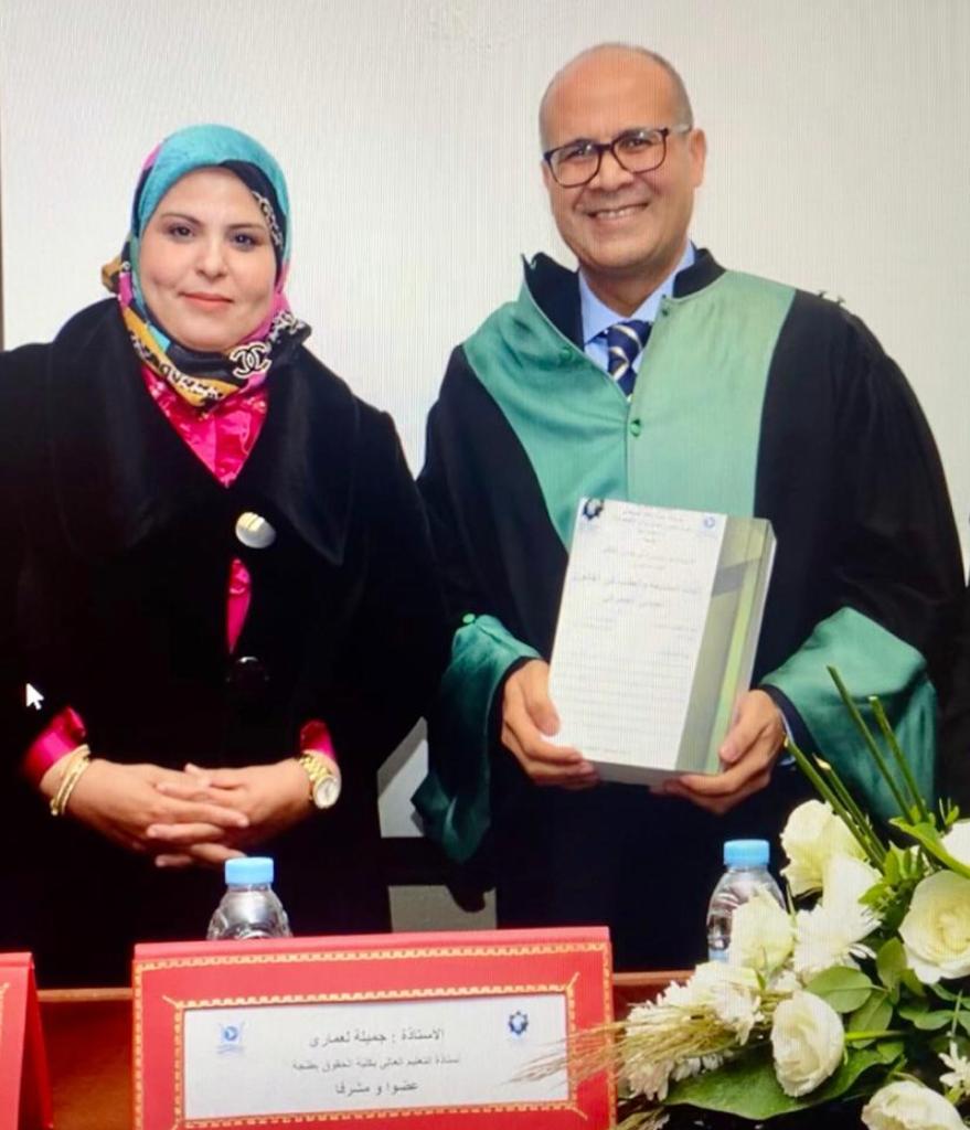 نائب رئيس المحكمة الابتدائية بطنجة الاستاذ رشيد الصباري ينال شهادة الدكتواره بميزة مشرف جدا 3 IMG 20230118 WA0049