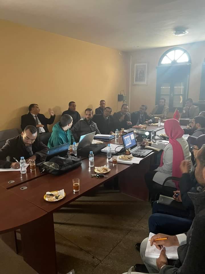 الخميسات/سيدي علال المصدر :اجتماع لجنة التتبع واعادة استعمال المياه العادمة بمركز الجماعة 4 IMG 20230216 WA0057