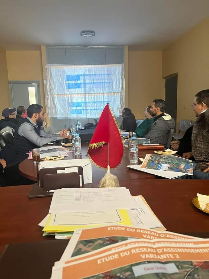 الخميسات/سيدي علال المصدر :اجتماع لجنة التتبع واعادة استعمال المياه العادمة بمركز الجماعة 3 IMG 20230216 WA0058