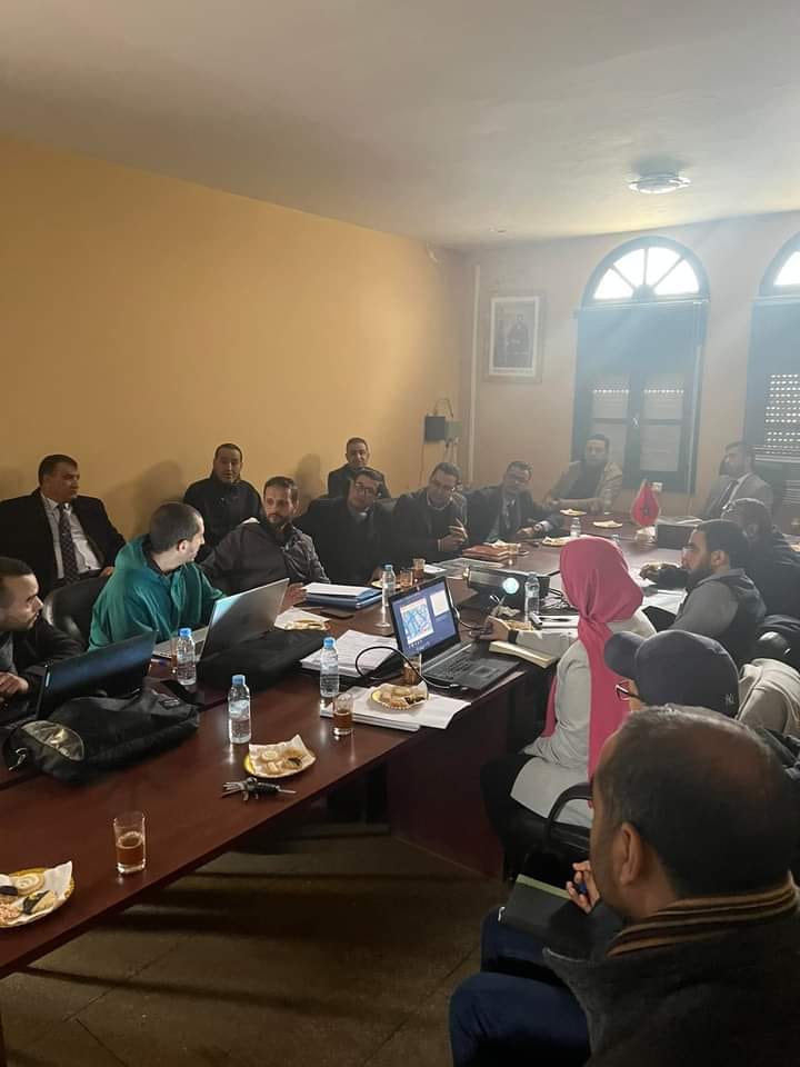 الخميسات/سيدي علال المصدر :اجتماع لجنة التتبع واعادة استعمال المياه العادمة بمركز الجماعة 2 IMG 20230216 WA0059