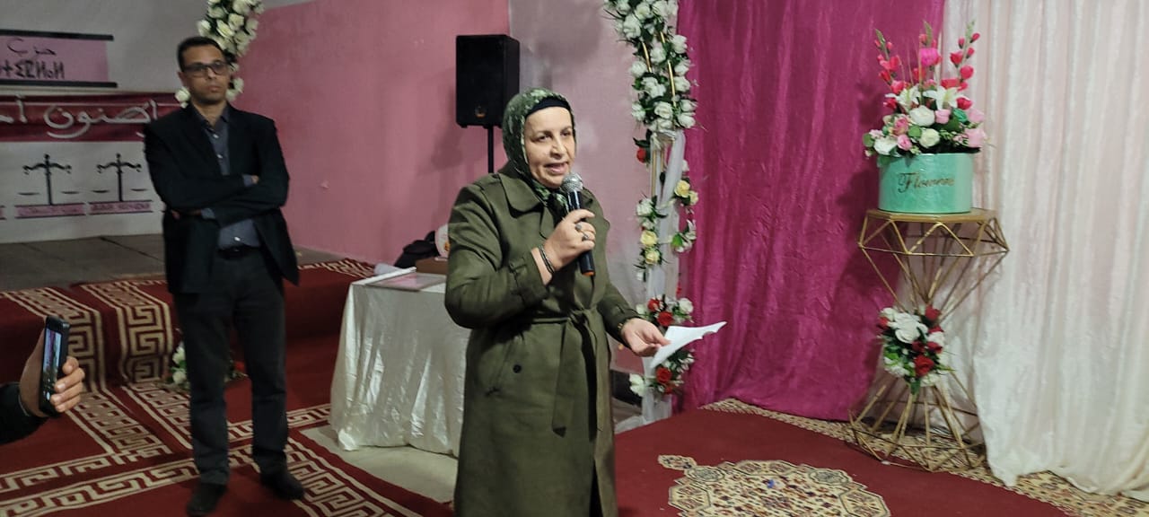 الخميسات..حفل تكريم السيدة أمينة طباش و السيدة مليكة لعمارة. 6 IMG 20230308 WA0179