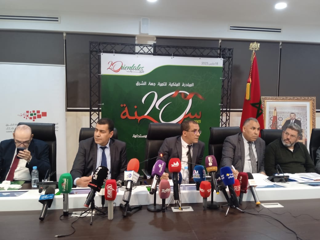 وجدة : محمد صبري يعلن برنامج الإحتفال بمرور 20 سنة للخطاب الملكي بوجدة وإنطلاق المبادرة الملكية للإستثمار لتنمية جهة الشرق. 1 IMG 20230309 WA0237