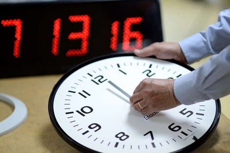 حلول الساعة الثانية صباحا من يوم الأحد 23 أبريل 2023،هو تاريخ الرجوع الى الساعة القانونية