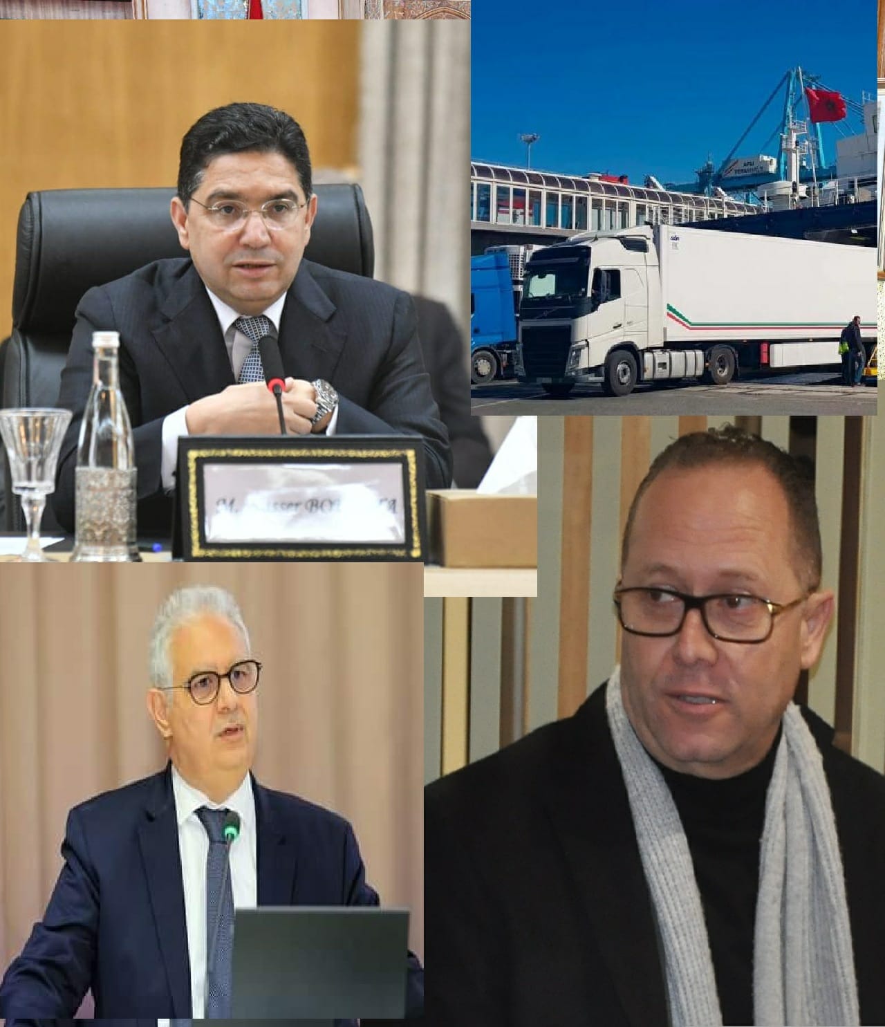 الجمعية المغربية للنقل الطرقي عبر القارات تضع اكراهات المهنيين على طاولتي وزيري النقل والخارجية والتعاون الدولي. 1 IMG 20230506 WA0074