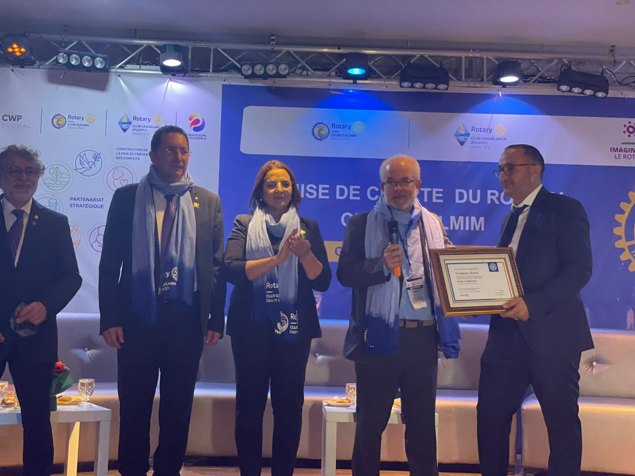 كلميم تحتضن مراسيم تسليم ميثاق نادي روتاري كلميم باب الصحراء 3 IMG 20230513 WA0038 1