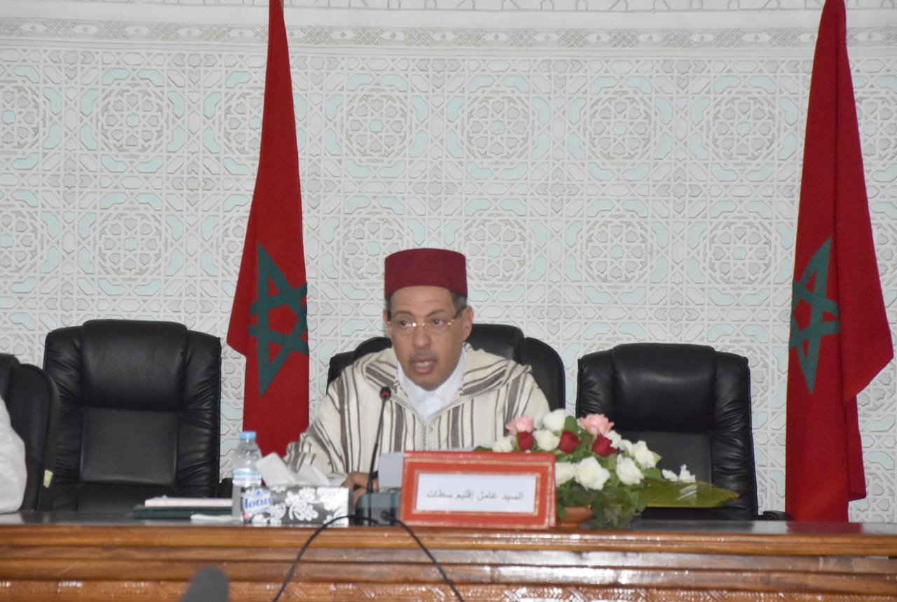 عامل سطات يترأس حفل توديع الحجاج المتوجهين إلى الديار المقدسة لأداء مناسك الحج . 1 IMG 20230613 WA0006