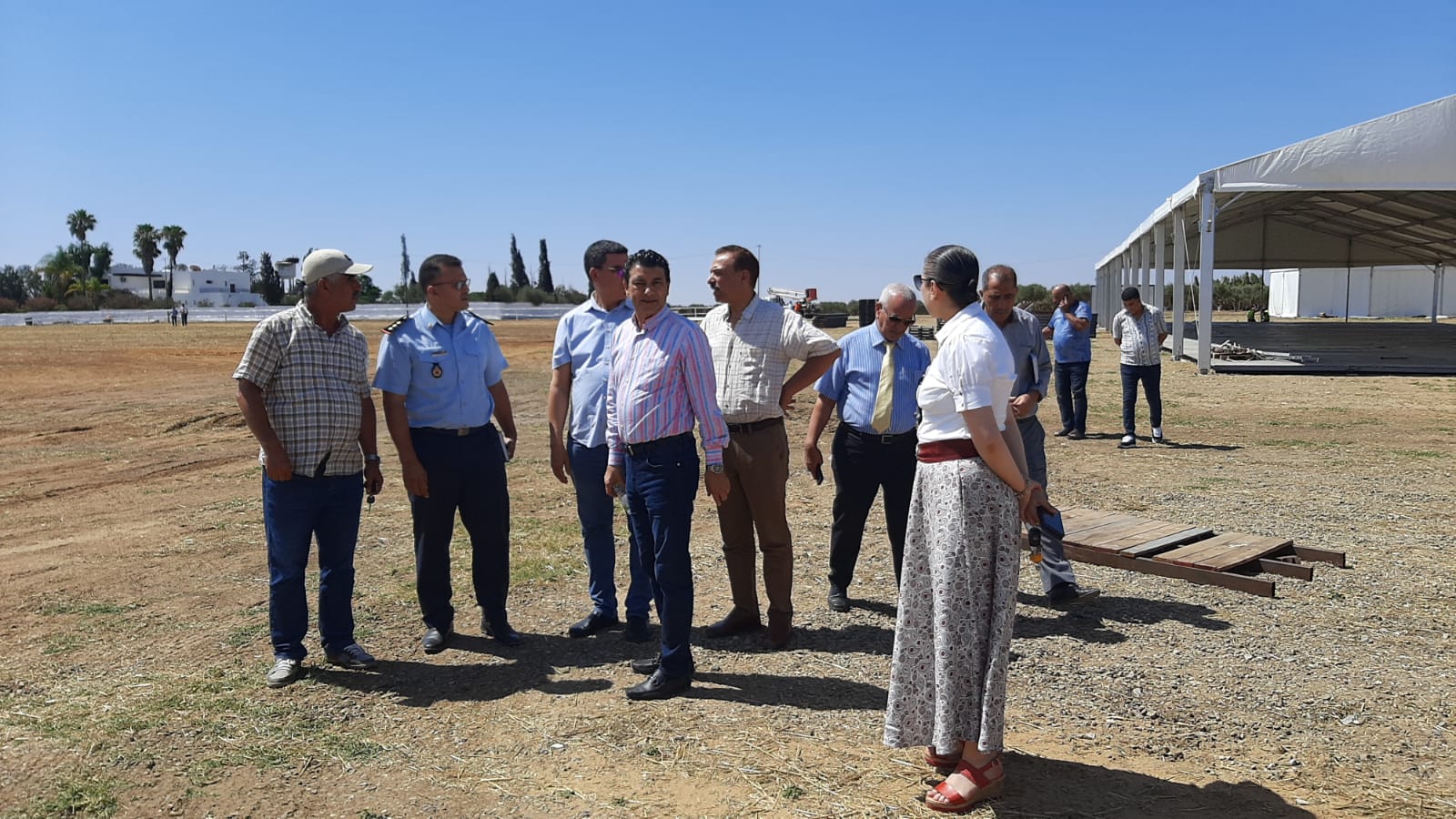 تيفلت..زيارة تفقدية لأشغال المهرجان الثقافي والسياحي في نسخته الثالثة. 1 IMG 20230707 WA0028