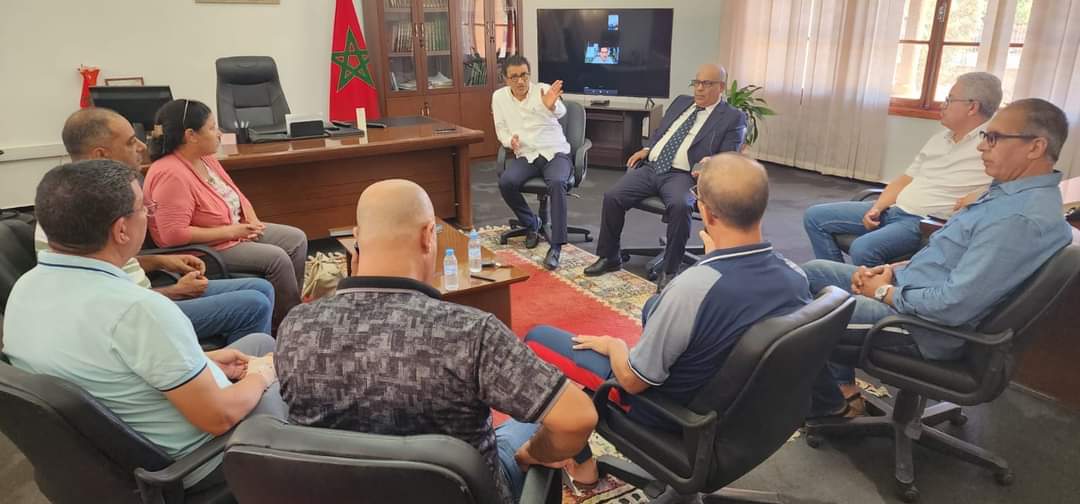 تيفلت...رئيس الجماعة يجتمع مع المعارضة لتدارس اقتراحاتها الخاصة بميزانية الجماعة لسنة 2024 . 1 FB IMG 1693347676420