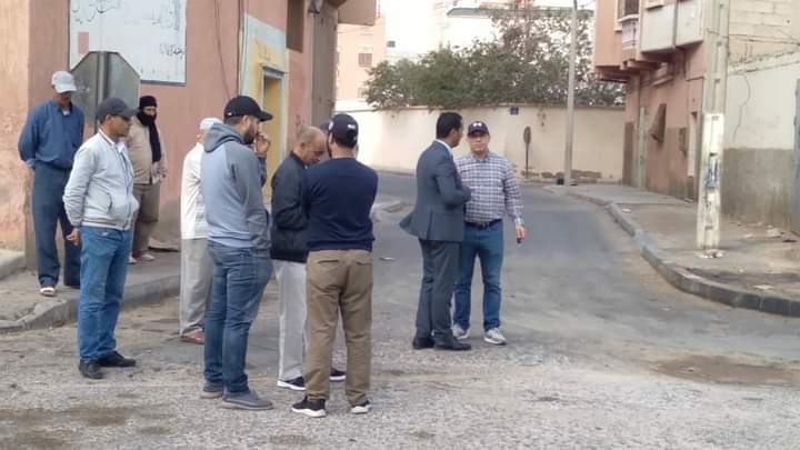 العيون : السلطات المحلية للدائرة الحضرية الخامسة و مصالح جماعة العيون في حملة ضد إننشار الباعة الجائلين بحي 707