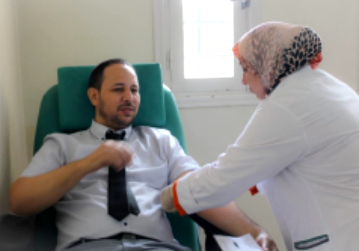 تازة……بحضور الوكيل العام للملك لمحكمة الاستئناف و الرئيس الاول بها، أسرة العدالة تتبرع بالدم لفائدة ضحايا زلزال الحوز. 4 IMG 20230916 WA0048